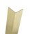 Brass Corner Guard, 108in x 0.5in x 0.5in, 063 ga, 90 Degree, Basic, Muntz, Satin 4 Brushed Finish