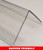 94in x 2.5in x 2.5in - 90 Deg, .102in Thick, Lexan (Polycarbonate) Corner Guard, Non-Returnable
