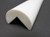 Round Corner Guard Protector, 39.38in x 1.56in with Self-Stick Adhesive, White