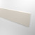 .040 4" X 96" - Palladium Rub Rails - Cut Away White