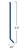 Baseworks Thermoset Wall Base - 3.5" Height, 4ft Length with a Toe (30 Pcs.) - Profile