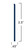 Baseworks Thermoset Wall Base - 3" Height, 4ft Length Toeless (30 Pcs.) - Profile