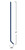 Baseworks Thermoset Wall Base - 6" Height, 100ft Length Coil with a Toe - Profile