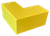 6.5" x 6.5" x 3" - 3-Sided TarpSaver Corner Guard, Safety Yellow with Magnetic Adhesion