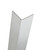 Aluminum Corner Guard, 48in x 2in x 2in, 060 ga, 90 Degree, Basic, Type 5052, Satin 4 Brushed Finish