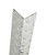 Aluminum Diamond Plate Corner Guard, 48in x 1.5in x 1.5in, 063 ga, 90 Degree, Basic, Diamond Plate, Satin 4 Brushed Finish