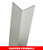 94in x 3.5in x 3.5in - 90 Deg, 16ga, Type 304, Satin #4 (Brushed) Finish, Stainless Steel Corner Guard - Quick Ship