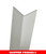 Stainless Steel Corner Guard, 48in x 1.5in, 18 ga, 90 Degree, Basic, Type 304, Satin 4 Brushed Finish