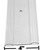 94in x 4in - Clear Lexan (Polycarbonate) Wall Guard (Chair Rail) w/Holes and Screws