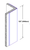 120in x 2in x 2in - 90 Deg, 063, Unlacquered, Mirror #8 (Polished) Finish, Brass Corner Guard - Cad Drawing - Height