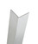 Aluminum Corner Guard, 60in x 4in x 4in, 080 ga, 90 Degree, Basic, Type 5052, Satin 4 Brushed Finish