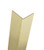 Brass Corner Guard, 48in x 0.5in x 0.5in, 063 ga, 90 Degree, Basic, Muntz, Satin 4 Brushed Finish