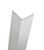 Aluminum Corner Guard, 24in x 2.5in x 2.5in, 080 ga, 90 Degree, Basic, Type 5052, Satin 4 Brushed Finish