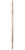 Wooden Corner Guard - 48in Long x 1 1/2in Wide - Both Ends Turned - Full Length View
