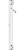 Wooden Corner Guard - 48in Long x 1 1/2in Wide - Square Traditional with Both Ends Turned - Drawing
