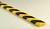 PERMALIGHT Type D, Black and Yellow, Flat Surface Protection Safety Foam Guard, Self-Adhesive (16 ft)