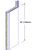 60in x 3in x 3in - 135 Degree, .125, Type 5052, Brushed Aluminum Wall Corner Guard - Cad Drawing - Height