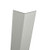 36in x 2in x 2in - 135 Degree, .080, Type 5005, Satin, Clear Anodized Aluminum Corner Guard - 135 Degree
