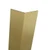 48in x 3.5in x 3.5in - 135 Degree, 040, Unlacquered, Satin #4 (Brushed) Finish, Brass Corner Guard - 135 Degree