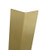 48in x 4.5in x 4.5in - 135 Degree, 063, Unlacquered, Satin #4 (Brushed) Finish, Brass Corner Guard - 135 Degree
