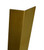 72in x 4.5in x 4.5in - 135 Degree, 040, Unlacquered, Mirror #8 (Polished) Finish, Brass Corner Guard - 135 Degree