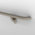 InPro 900-Series 920 Oval Vinyl Handrail in Shiprock Gray, wall mounted with return end