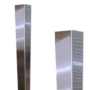 Stainless Steel Trapezoid Corner Guards with a Straight Top