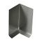 4.75'' x 2.5'' x 2.5'' - 3/8'' Radius, 20ga, Brushed Stainless Steel Base Molding (Inside Corner)