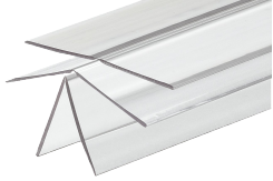 LEXAN H CHANNEL 1-in T x 4-in W x 96-in L Clear Polycarbonate Sheet in the  Polycarbonate & Acrylic Sheets department at