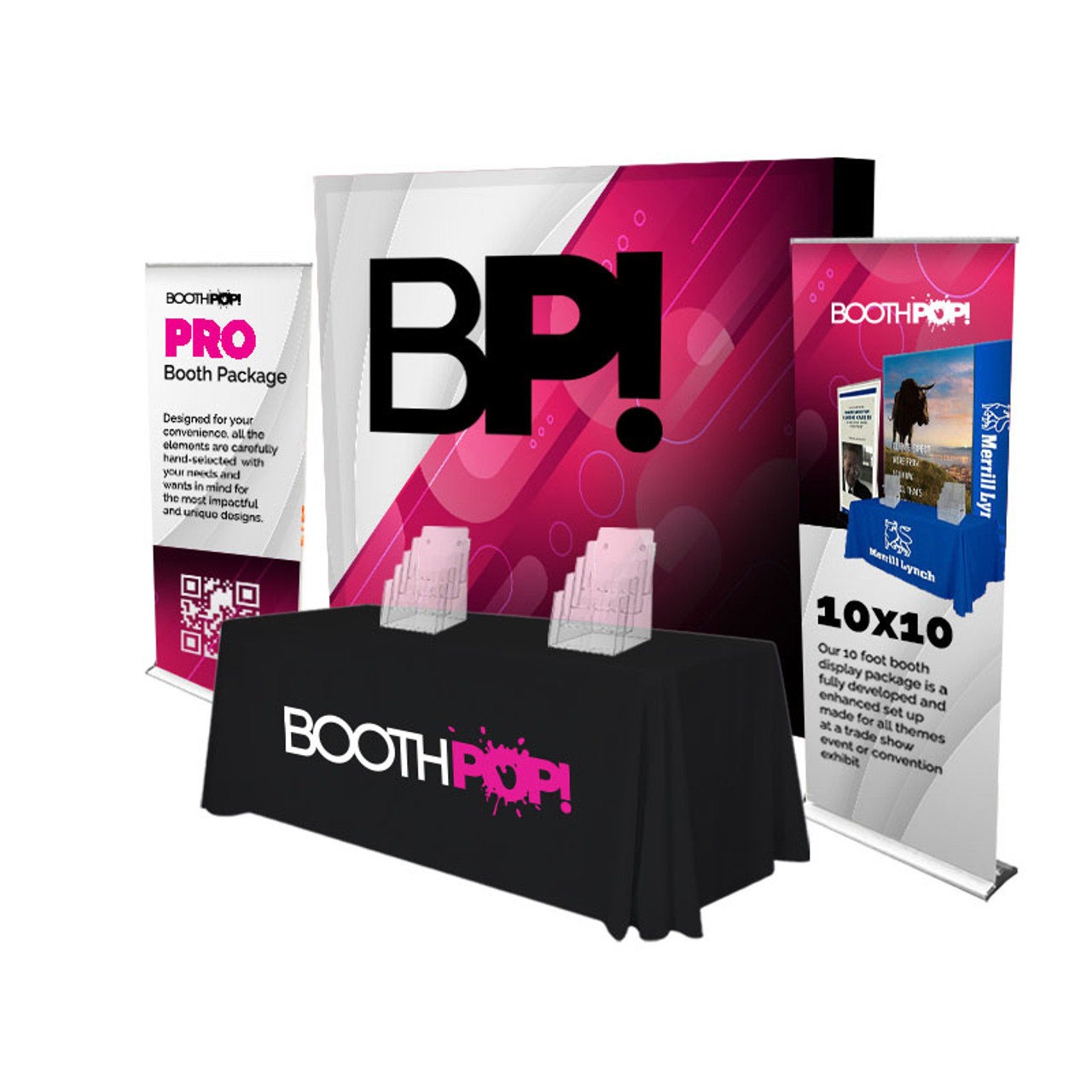 BoothPOP! Complete Trade Show Pro Booth Package (E)