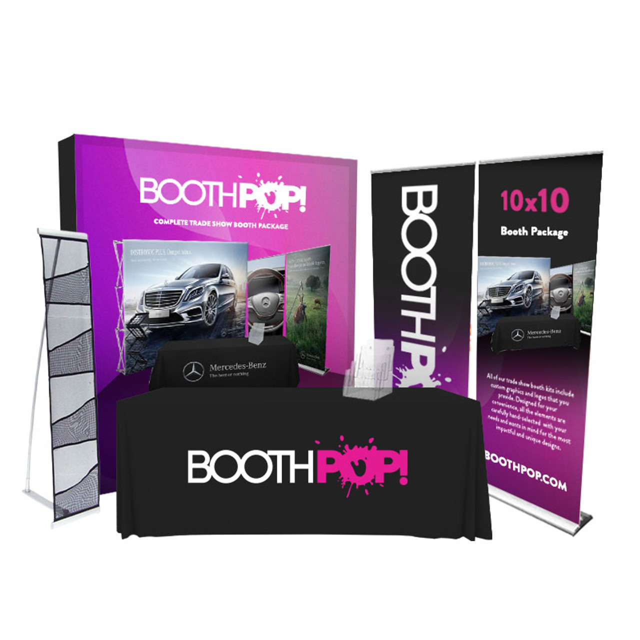 BoothPOP! Complete Trade Show Ultimate Booth Package (A)