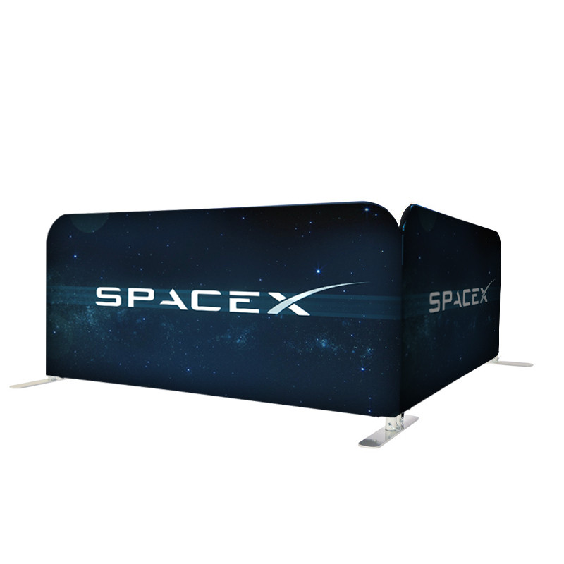 3ft. Rise XL Custom Barrier for Trade Show Booths (BAR01)