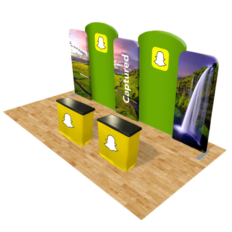 Connect 20x10 Trade Show Booth Kit (F)