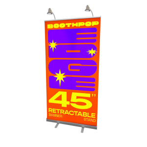 45" Edge Retractable Banner Stand 45" Edge Retractable Banner Stand