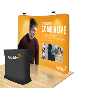 8ft. Urge Curved Fabric Tube Backdrop Display 8ft. Urge Curved Fabric Tube Backdrop Display