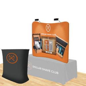 6ft. Urge Curved Fabric Tube Table Top Backdrop Display 6ft. Urge Curved Fabric Tube Table Top Backdrop Display