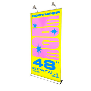 48" Edge Retractable Banner Stand 48" Edge Retractable Banner Stand