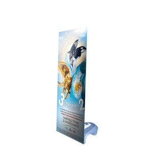 24" Edge X Frame Free Standing Outdoor Banner Stand 24" Edge X Frame Free Standing Outdoor Banner Stand