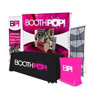 BoothPOP! Complete Trade Show Pro Booth Package (D)