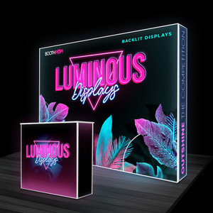 Luminous Backlit Pop Up Backdrop 120" x 90" SEG Display (XL) Luminous Backlit Pop Up Backdrop 120" x 90" SEG Display (XL)