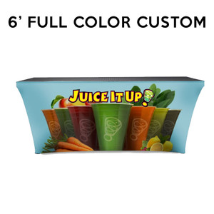 6ft. Adorn Stretch Fit Trade Show Table Throw 6ft. Adorn Stretch Fit Trade Show Table Throw