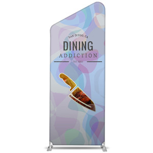 38" Rise XL Double-Sided Fabric Banner Stand (Slant) 38" Rise XL Double-Sided Fabric Banner Stand (Slant)