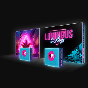 Luminous 20ft. Backlit Trade Show Booth Display Kit (B) Luminous 20ft. Backlit Trade Show Booth Display Kit (B)