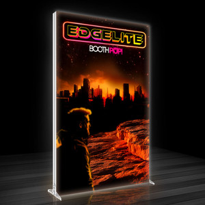 Edgelite 60" x 96" Backlit Trade Show Backdrop Double-Sided SEG Display Edgelite 60" x 96" Backlit Trade Show Backdrop Double-Sided SEG Display