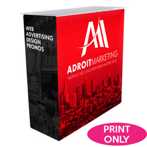 Level Straight Tube Trade Show Counter or Podium Replacement Prints Level Straight Tube Trade Show Counter or Podium Replacement Prints