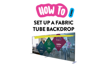 How To Set Up A Fabric Tube Backdrop For Your Trade Show Booth How To Set Up A Fabric Tube Backdrop For Your Trade Show Booth