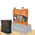 6ft. Urge Curved Fabric Tube Table Top Backdrop Display