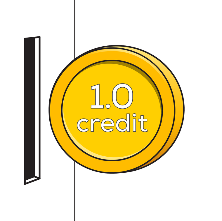 1 Design Credit