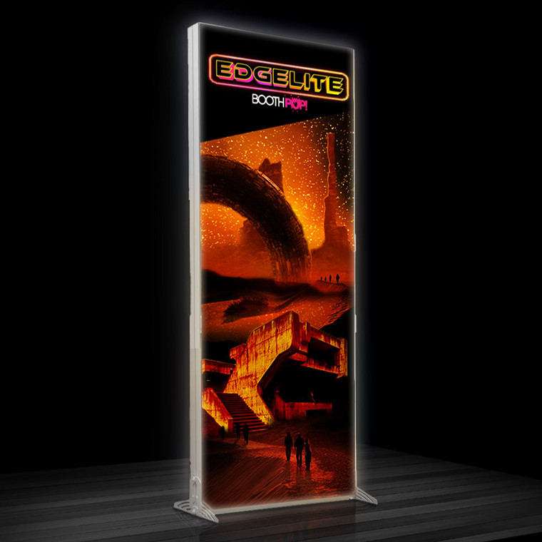 Edgelite 36" x 96" Backlit Trade Show Backdrop Double-Sided SEG Display