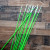 26" green double reflective marking stakes
